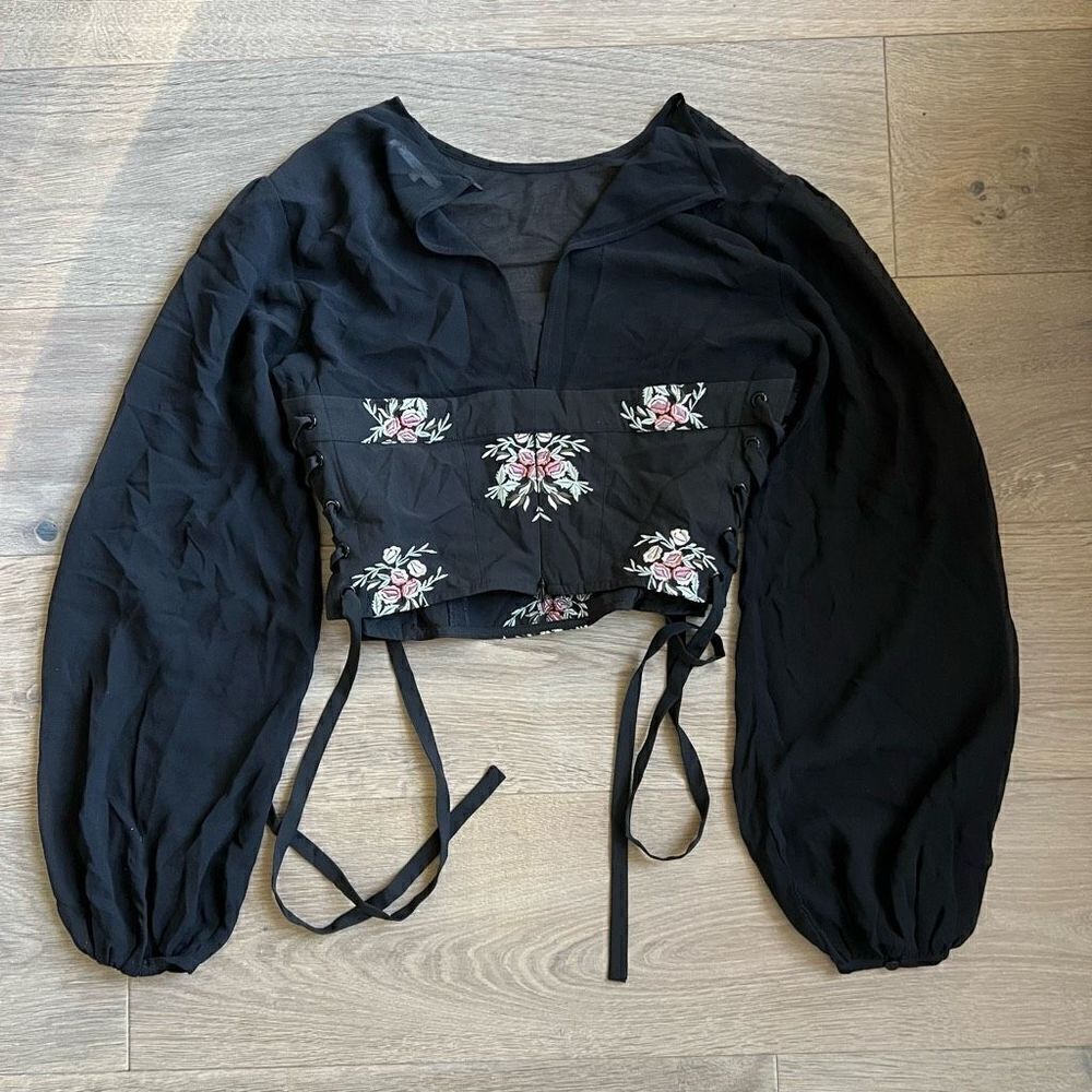 Tularose Dianna Blouse Size S - Picture 5 of 6
